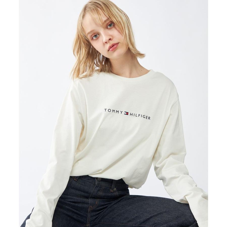 TOMMY HILFIGER 【オンライン限定】ロゴロングスリーブTシャツ ロンT