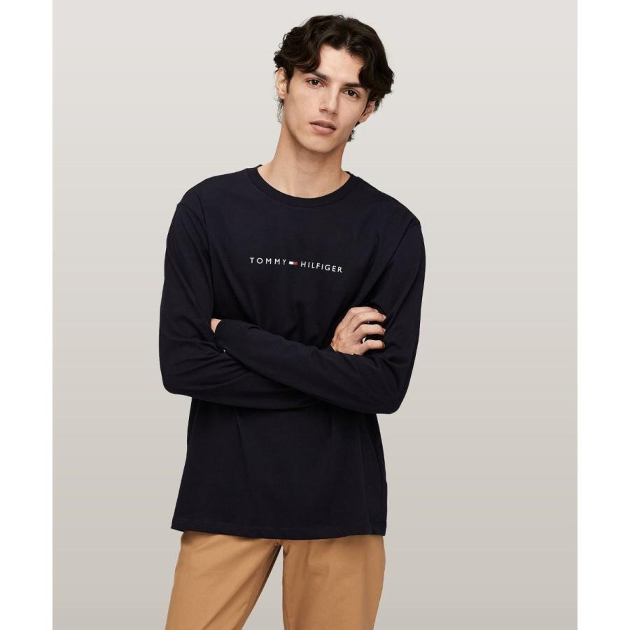 TOMMY HILFIGER 【オンライン限定】ロゴロングスリーブTシャツ ロンT - 画像 (2)