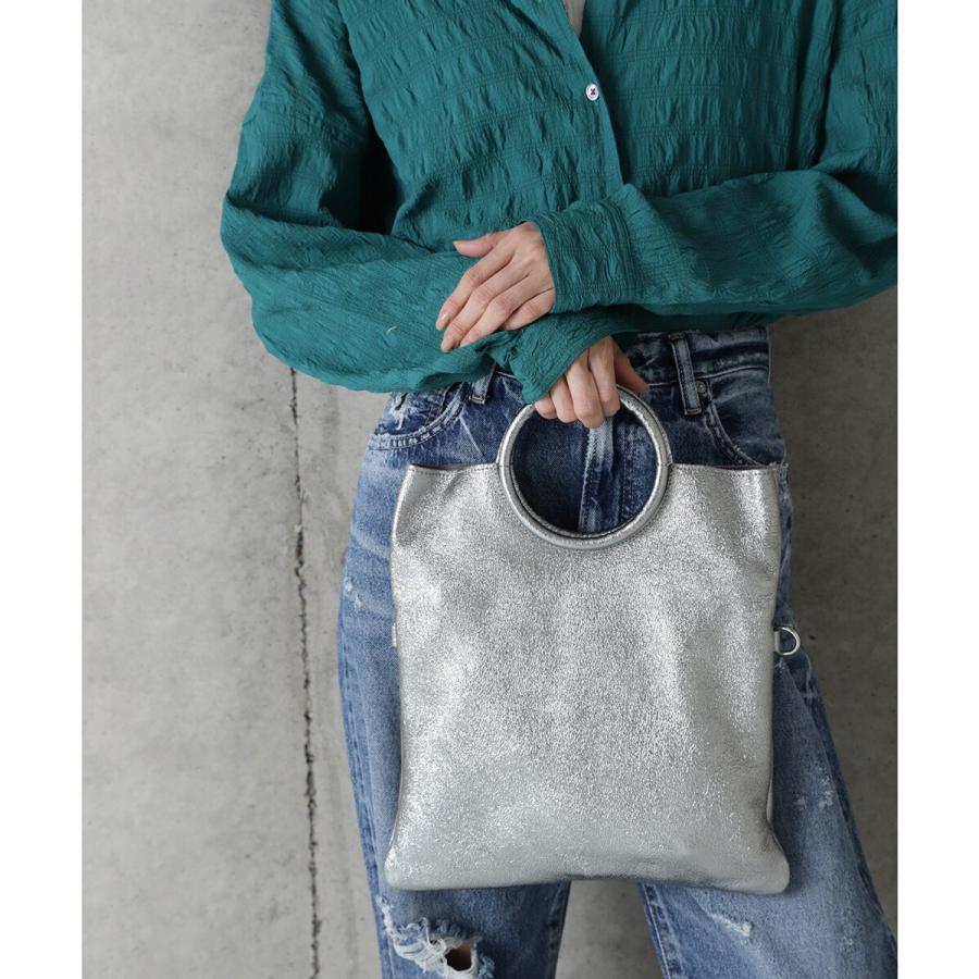 ROSE BUD (LAURA DI MAGGIO)サークルハンドルショルダーバッグ