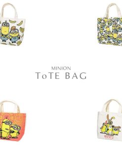ミニトートバッグ ミニオンズ・フィーバー カンフー キャラクター キャンバス生地 マチ付き コットンバッグ ランチトート エコバッグ サブバッグ メール便対応