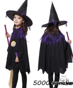 衣装 魔女 悪魔 コスプレ キッズ 女の子 コスチューム 子供用  小悪魔 コスプレ衣装 コウモリ 魔法使い 万聖節