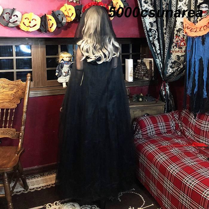 ハロウィン FCZY ゾンビ花嫁 衣装 大人 イベント 仮装 パーティー 肝試し お化け屋敷 ハロウィン衣装 FCZY衣装 アニメ ゴスロリ ゾ - 画像 (4)