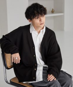 MONO-MART カーディガン ボリュームニットルーズカーディガン ビッグシルエット メンズ レディース