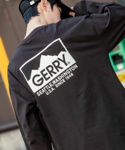 GERRY tシャツ 「GERRY」別注 プリント/ワンポイント 刺しゅう 長袖Tシャツ メンズ レディース
