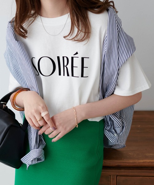 Discoat tシャツ 「新色追加!/ZOZO限定」フロッキープリントTシャツ レディース