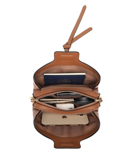 Ungrid ショルダーバッグ バッグ 「Ungrid/アングリッド」アンティークPUレザー 両アオリポケット スマホ&パスポート入れ ミニ ショルダーバッグ レデ - 画像 (6)