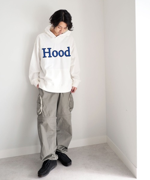 GeeRA パーカー 裏毛ロゴプリントパーカー レディース メンズ - 画像 (9)