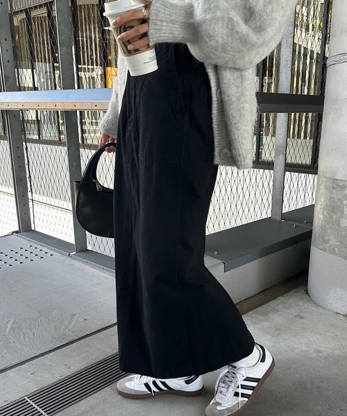 andme スカート 「3サイズ展開」ハイウエストベイカースカート - 画像 (4)