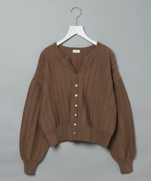 A part by カーディガン アイレットアミショートカーディガン レディース - 画像 (4)