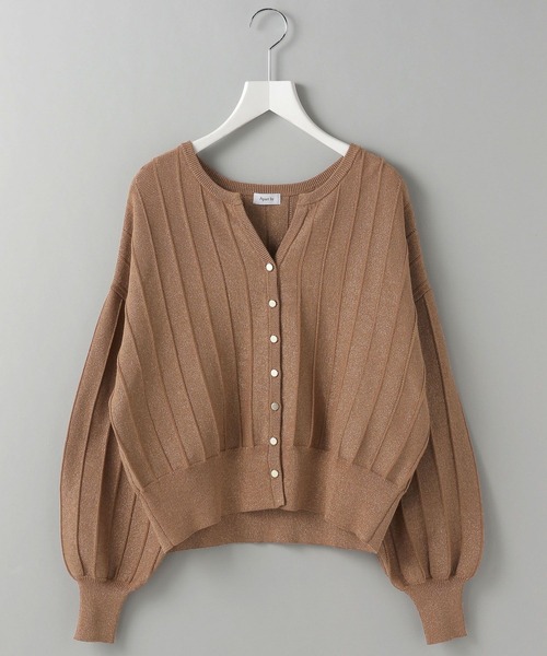 A part by カーディガン アイレットアミショートカーディガン レディース - 画像 (5)