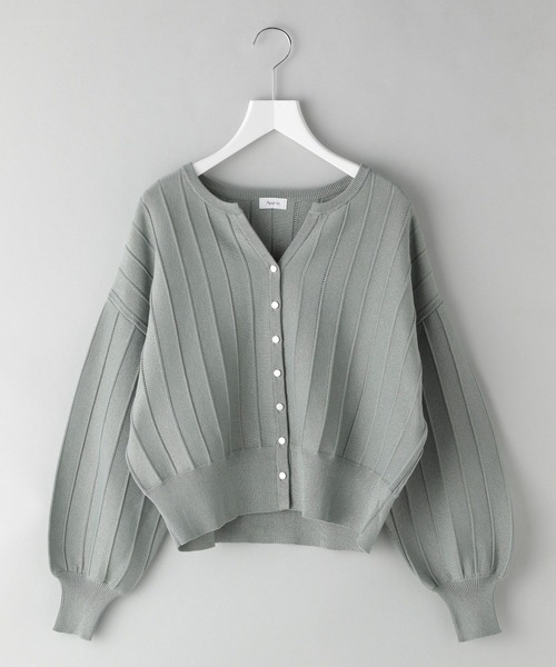 A part by カーディガン アイレットアミショートカーディガン レディース - 画像 (8)