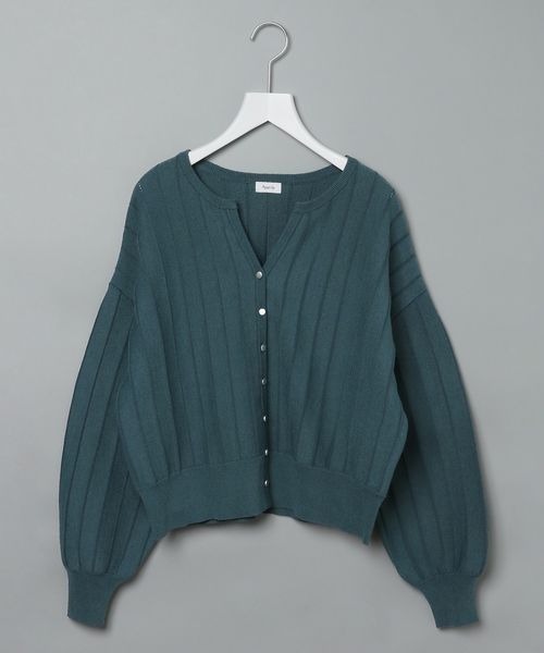 A part by カーディガン アイレットアミショートカーディガン レディース - 画像 (9)