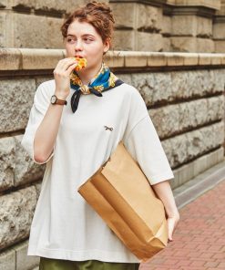 PENNEYS tシャツ PENNEYS/ペニーズ 別注 THE FOX ロゴ ワッペン刺繍ワンポイント ルーズ半袖Tシャツ レディース メンズ