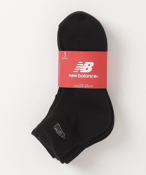 New Balance 靴下 ミッドレングス3Pソックス ワッペン メンズ レディース - 画像 (6)