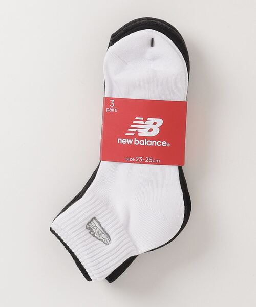 New Balance 靴下 ミッドレングス3Pソックス ワッペン メンズ レディース - 画像 (7)