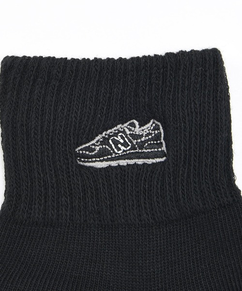 New Balance 靴下 ミッドレングス3Pソックス ワッペン メンズ レディース - 画像 (8)