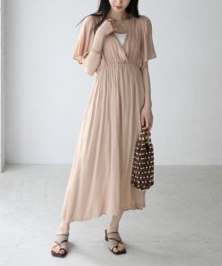 GeeRA ワンピース バックオープンロングワンピース