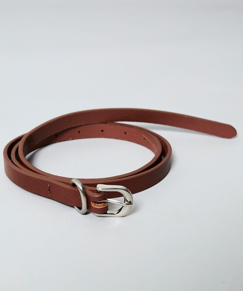 FREAK'S STORE ベルト 限定展開 リアルレザー ナローベルト メンズ - 画像 (3)