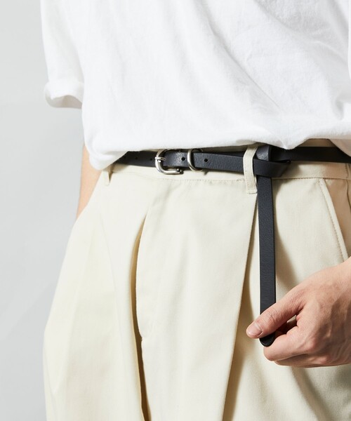 FREAK'S STORE ベルト 限定展開 リアルレザー ナローベルト メンズ - 画像 (8)