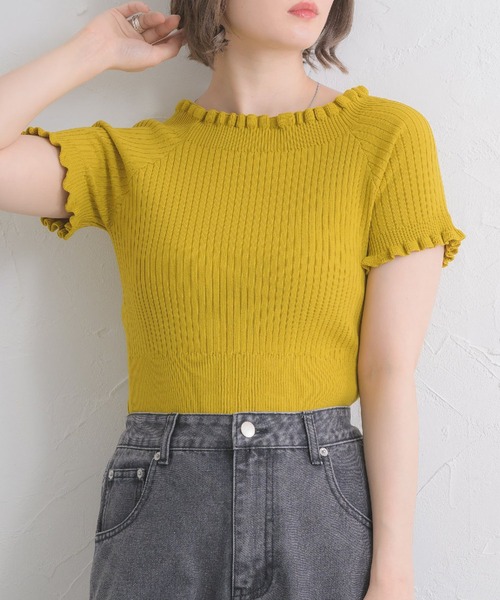 Emsexcite ニット セーター 2WAYフリルNT レディース - 画像 (6)