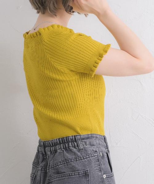 Emsexcite ニット セーター 2WAYフリルNT レディース - 画像 (7)