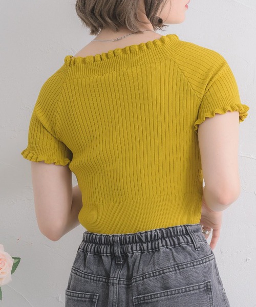 Emsexcite ニット セーター 2WAYフリルNT レディース - 画像 (8)