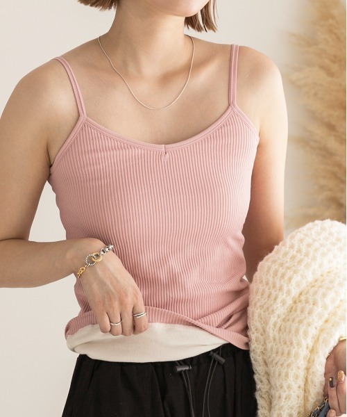 ad thie キャミソール 裏起毛 - 画像 (3)