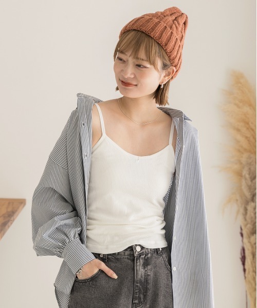 ad thie キャミソール 裏起毛 - 画像 (5)