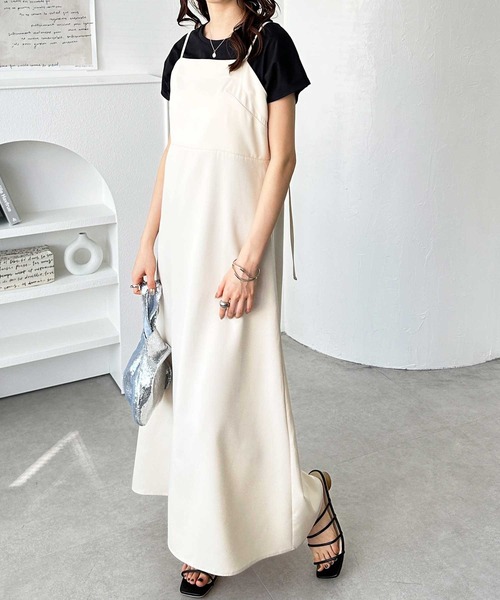 GeeRA ワンピース バックストラップデザインキャミワンピース - 画像 (5)