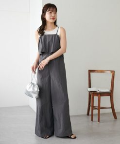 Discoat サロペット オーバーオール 「新色追加!/WEB限定」フリルサロペット レディース