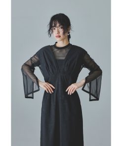 niana ドレス Vラインジャガードドレス 結婚式 パーティードレス オケージョンドレス 同窓会 お呼ばれワンピース