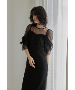 niana ドレス チュールオフショルダードレス 結婚式 パーティードレス オケージョンドレス 同窓会 お呼ばれワンピース