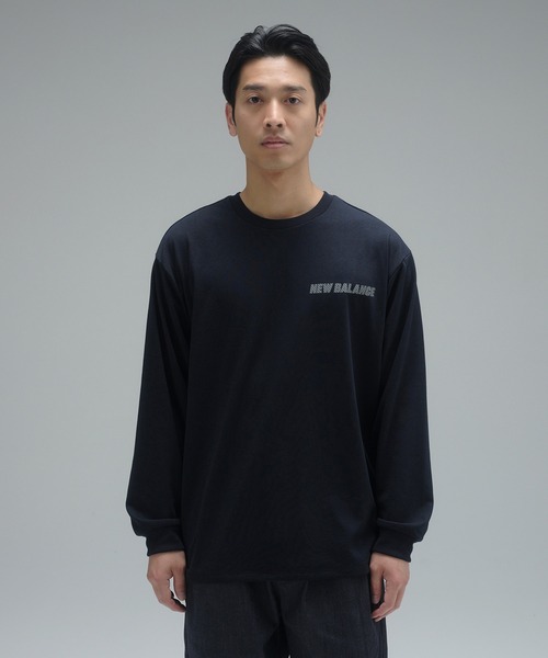 New Balance tシャツ MET24 Reflection NB Logo Long Sleeve Tee メンズ - 画像 (4)