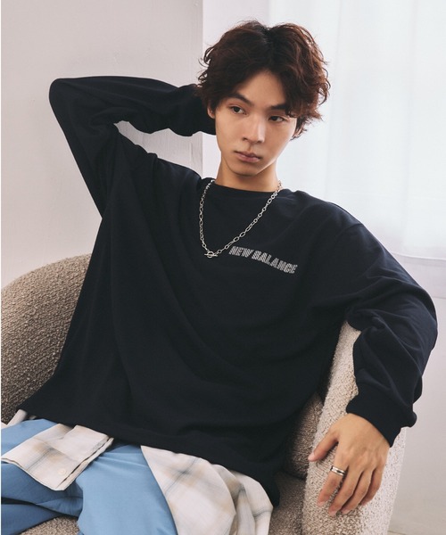 New Balance tシャツ MET24 Reflection NB Logo Long Sleeve Tee メンズ - 画像 (3)