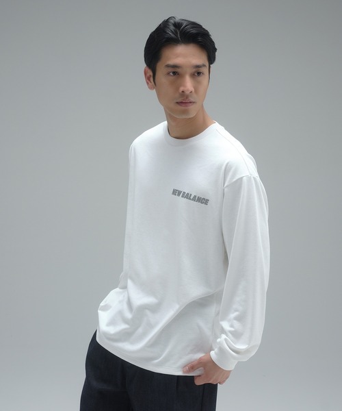 New Balance tシャツ MET24 Reflection NB Logo Long Sleeve Tee メンズ - 画像 (8)