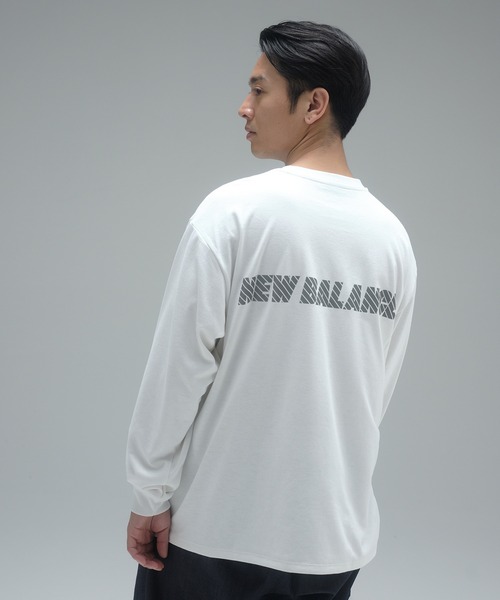 New Balance tシャツ MET24 Reflection NB Logo Long Sleeve Tee メンズ - 画像 (9)