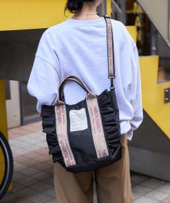 FREAK'S STORE ショルダーバッグ バッグ THEATRE PRODUCTS × STORE/シアタープロダクツ  別注2WAYジャガードテープフリルバ
