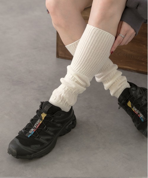 ad thie 靴下 シャーリング ルーズソックス レディース - 画像 (4)