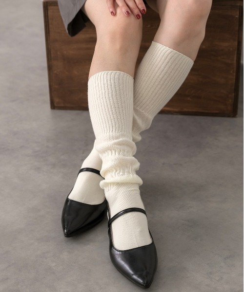 ad thie 靴下 シャーリング ルーズソックス レディース - 画像 (9)