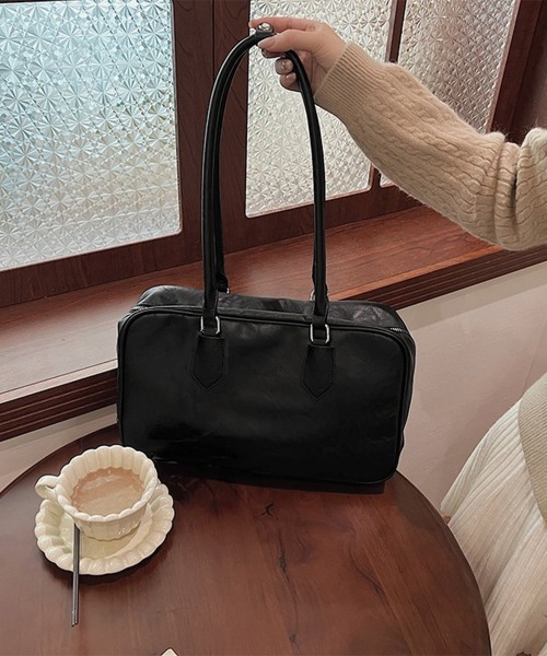 miniministore トートバッグ ロングハンドルボストンバッグトートバッグ レディース - 画像 (8)