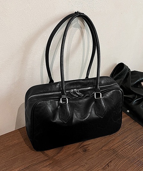 miniministore トートバッグ ロングハンドルボストンバッグトートバッグ レディース - 画像 (9)