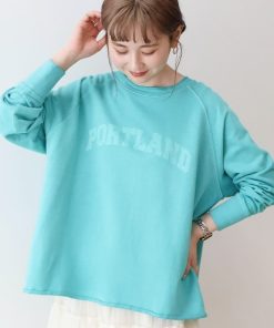 AMERICAN HOLIC トレーナー スウェット PORTLANDピグメントスウェット レディース