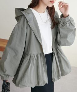 Discoat ブルゾン アウター 「WEB限定」バルーンペプラムマンパ レディース