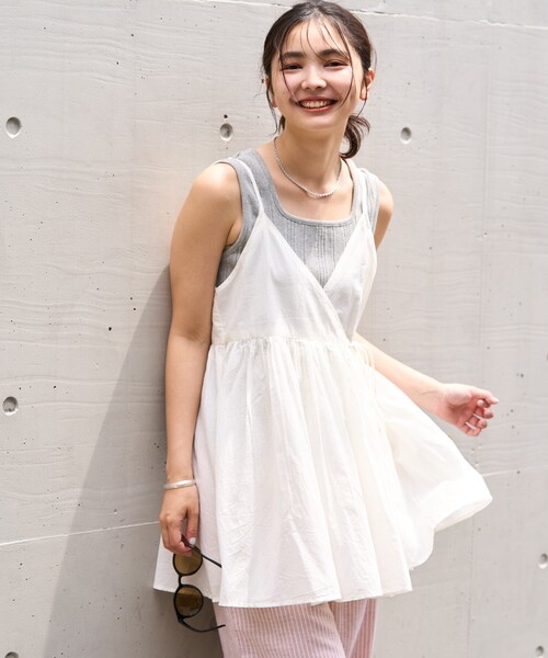 FREAK'S STORE チュニック インド カシュクールキャミソールチュニック - 画像 (2)