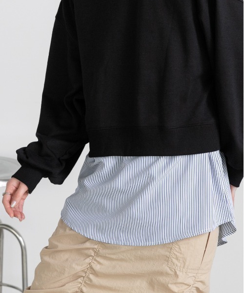 ad thie タンクトップ ノースリーブ シャツレイヤード ロングタンクトップ レディース - 画像 (3)