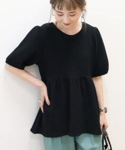 AMERICAN HOLIC フクレジャガードペプラムプルオーバー レディース