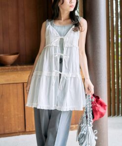 FREAK'S STORE ブラウス シャツ 限定展開　インド リボン キャミ ビスチェ レディース