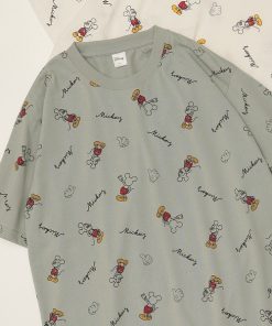 Disney tシャツ 「DISNEY/ディズニー」QUICK DRY プリント半袖Tシャツ ミッキーマウス/くまのプーさん レディース メンズ