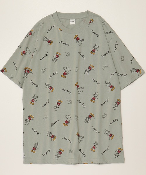 Disney tシャツ 「DISNEY/ディズニー」QUICK DRY プリント半袖Tシャツ ミッキーマウス/くまのプーさん レディース メンズ - 画像 (7)