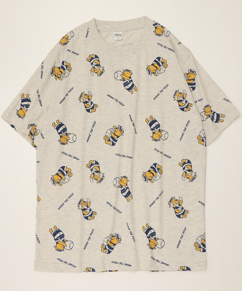 Disney tシャツ 「DISNEY/ディズニー」QUICK DRY プリント半袖Tシャツ ミッキーマウス/くまのプーさん レディース メンズ - 画像 (5)